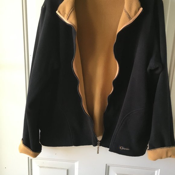 Reversible fleece jacket. Size Large/14 - Picture 1 of 5